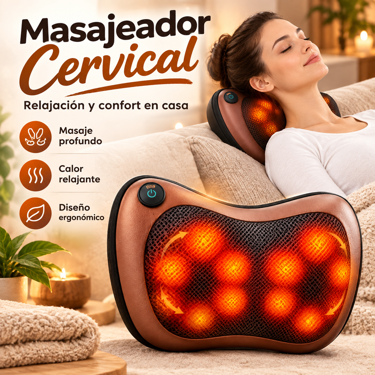 ALMOHADA MASAJEADORA
