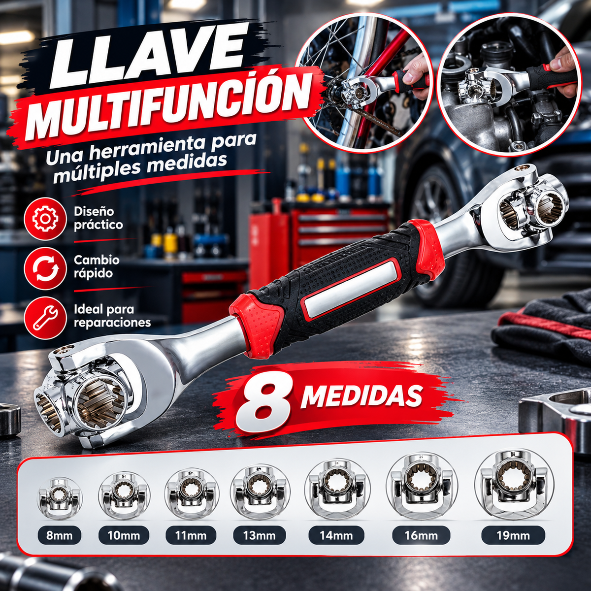 LLAVE UNIVERSAL 48 EN 1