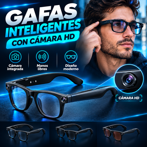 LENTES/GAFAS INTELIGENTES CON VIDEO